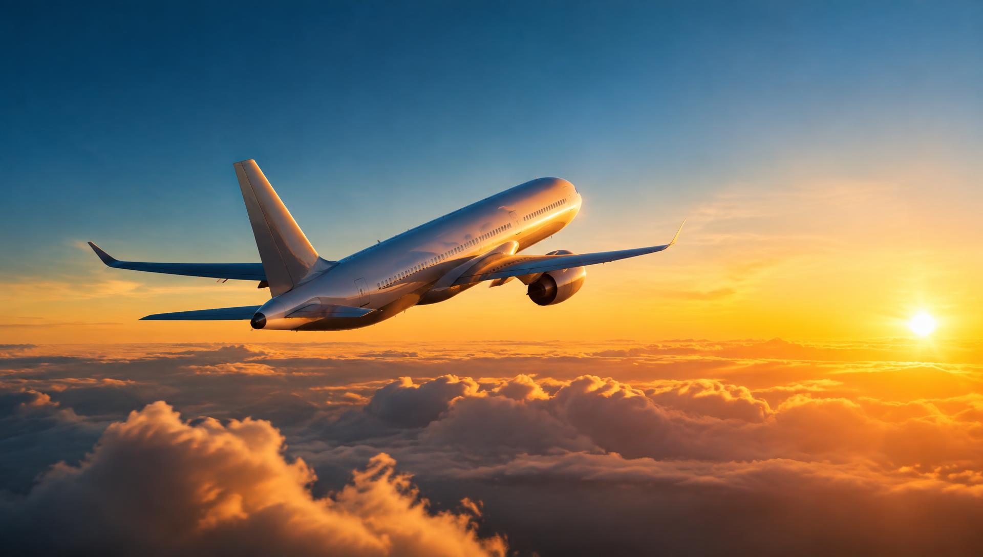 Avion de ligne en vol